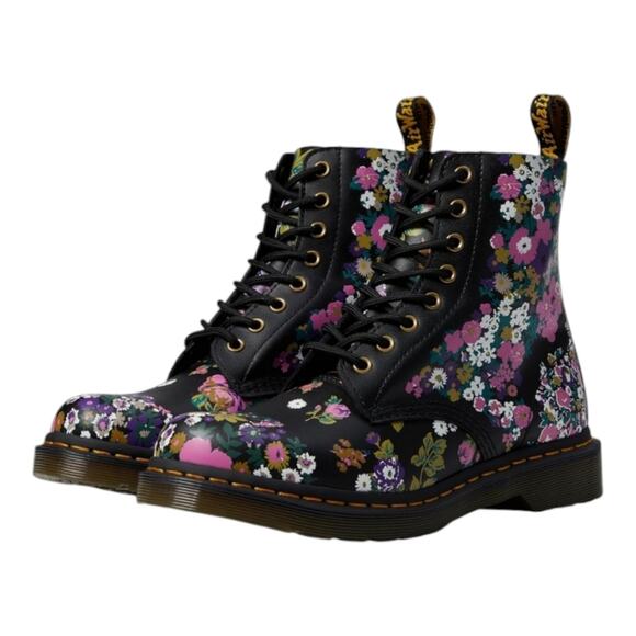 DR MARTENS 1460 PASCAL BOOTS UK 5 EU 38 US 7 VINTAGE FLORAL DOCS New! - Picture 3 of 16
